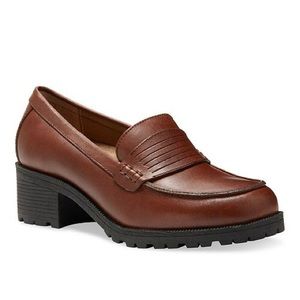 90's Eastland Newbury Block Heel Loafers